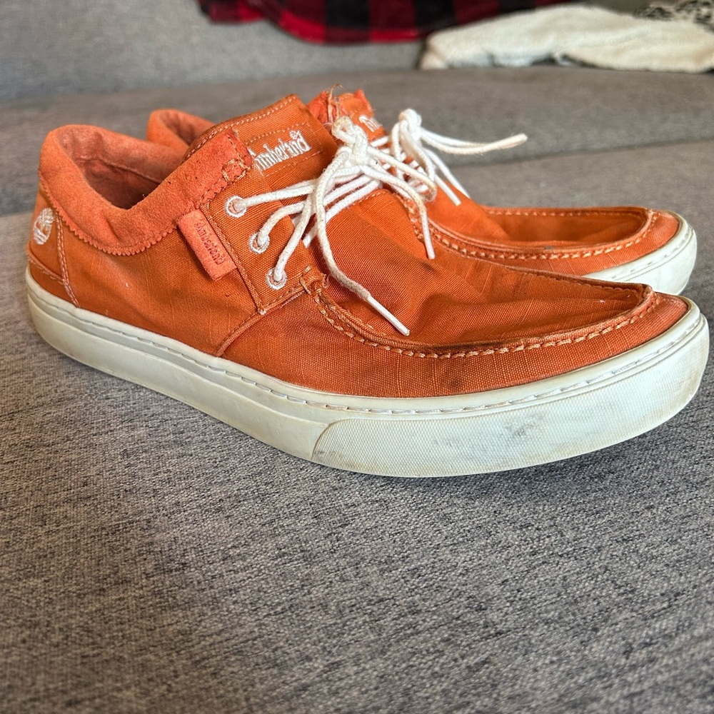 Timberland Earthkeepers Men's Orange Casual Shoes / Size 10